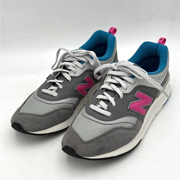 New Balance 997H Castlerock Gray Blue Pink Running Sneakers Mens Size 11.5 D